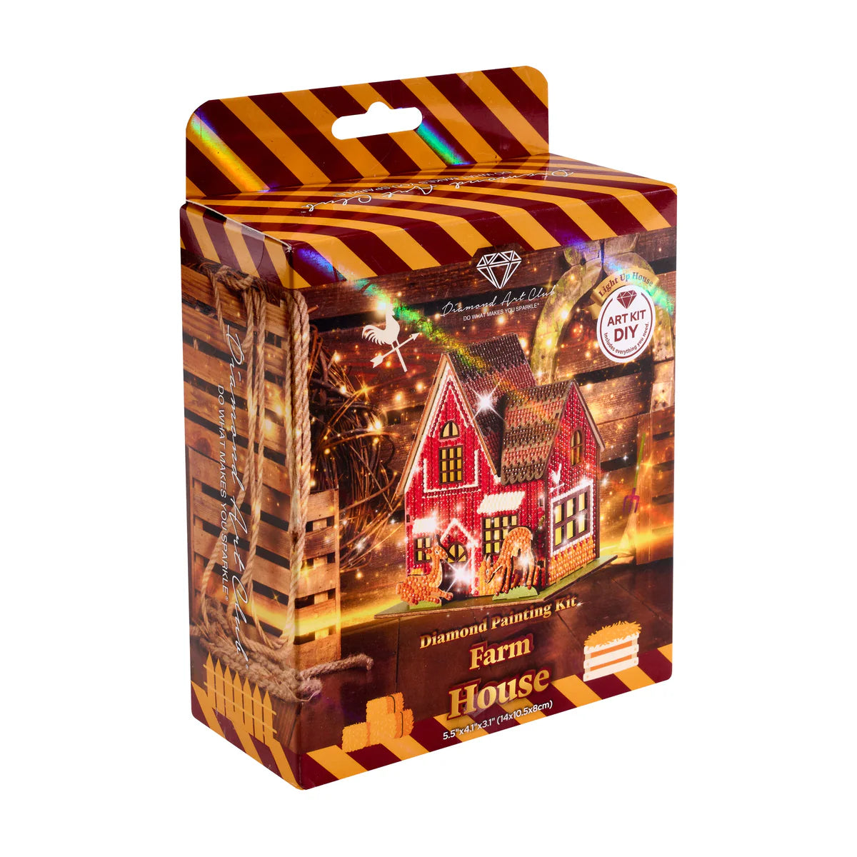 Diamond Art Club Gem House - Farm House Diamond Painting Kit