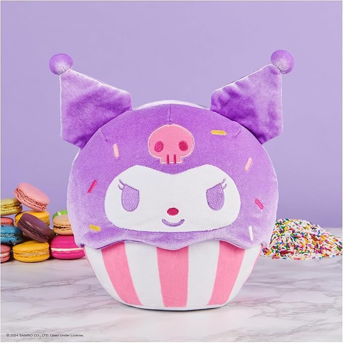 Sanrio 8 Inch Kuromi Cupcake Plush Toy by GUND - Owl & Goose Gifts
