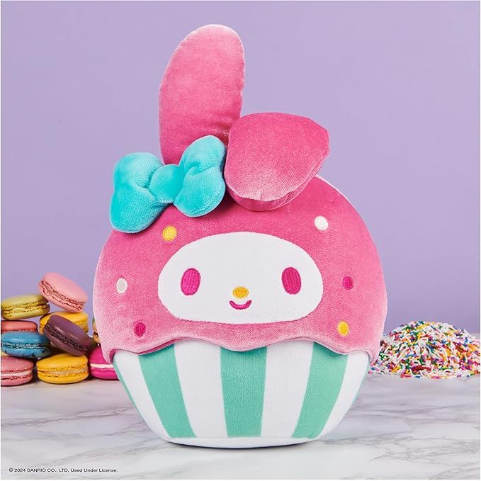 Sanrio 8 Inch My Melody Cupcake Plush Toy by GUND - Owl & Goose Gifts