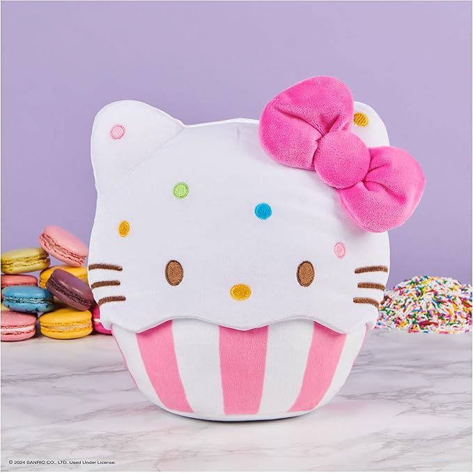 Sanrio 8 Inch Hello Kitty Cupcake Plush Toy by GUND - Owl & Goose Gifts