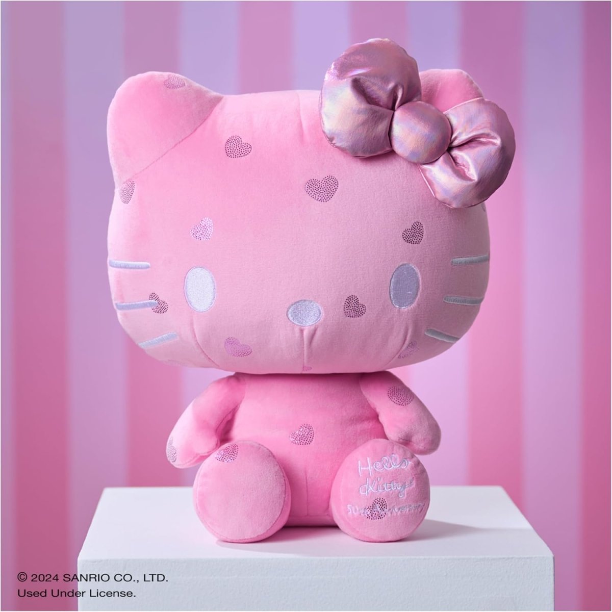 Sanrio 12 Inch Hello Kitty 50th Anniversary Plush Toy by GUND - Owl & Goose Gifts