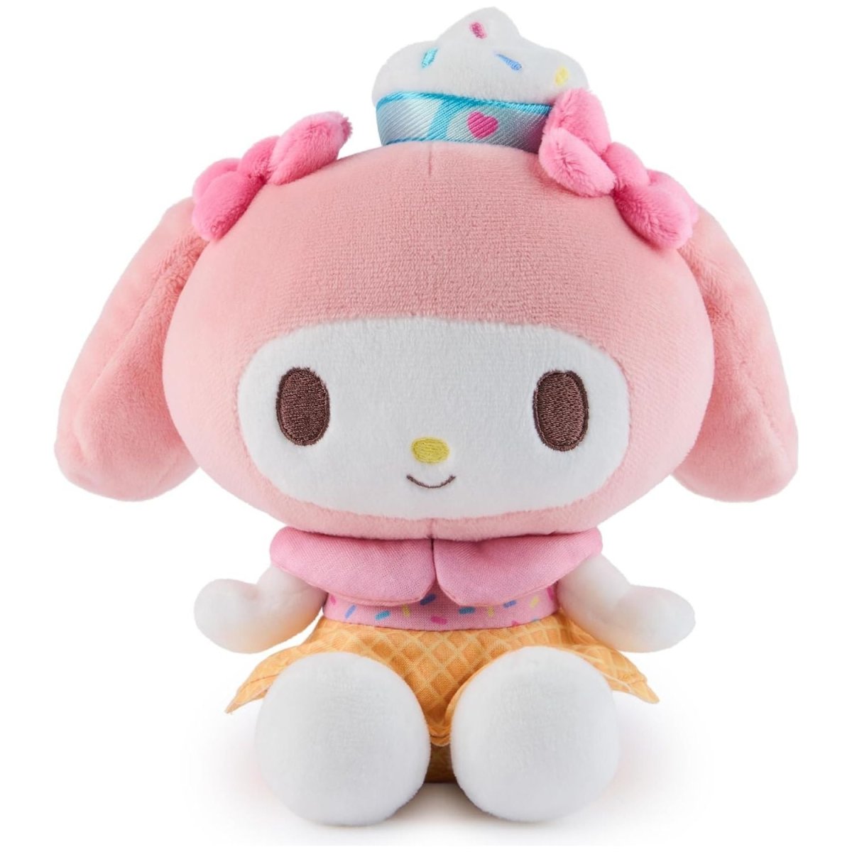 Sanrio 6 Inch My Melody Ice Cream Plush Toy by GUND - Owl & Goose Gifts
