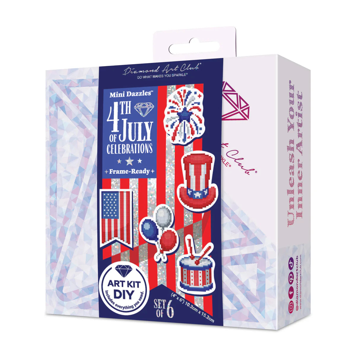 Diamond Art Club Mini Dazzles - 4th of July Diamond Painting Kit