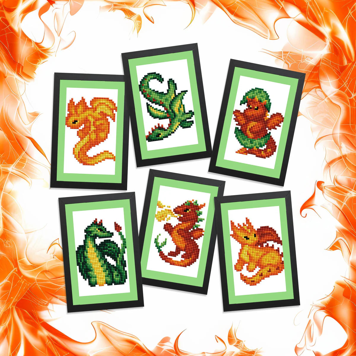 Diamond Art Club Mini Dazzles - Dragons Diamond Painting Kit
