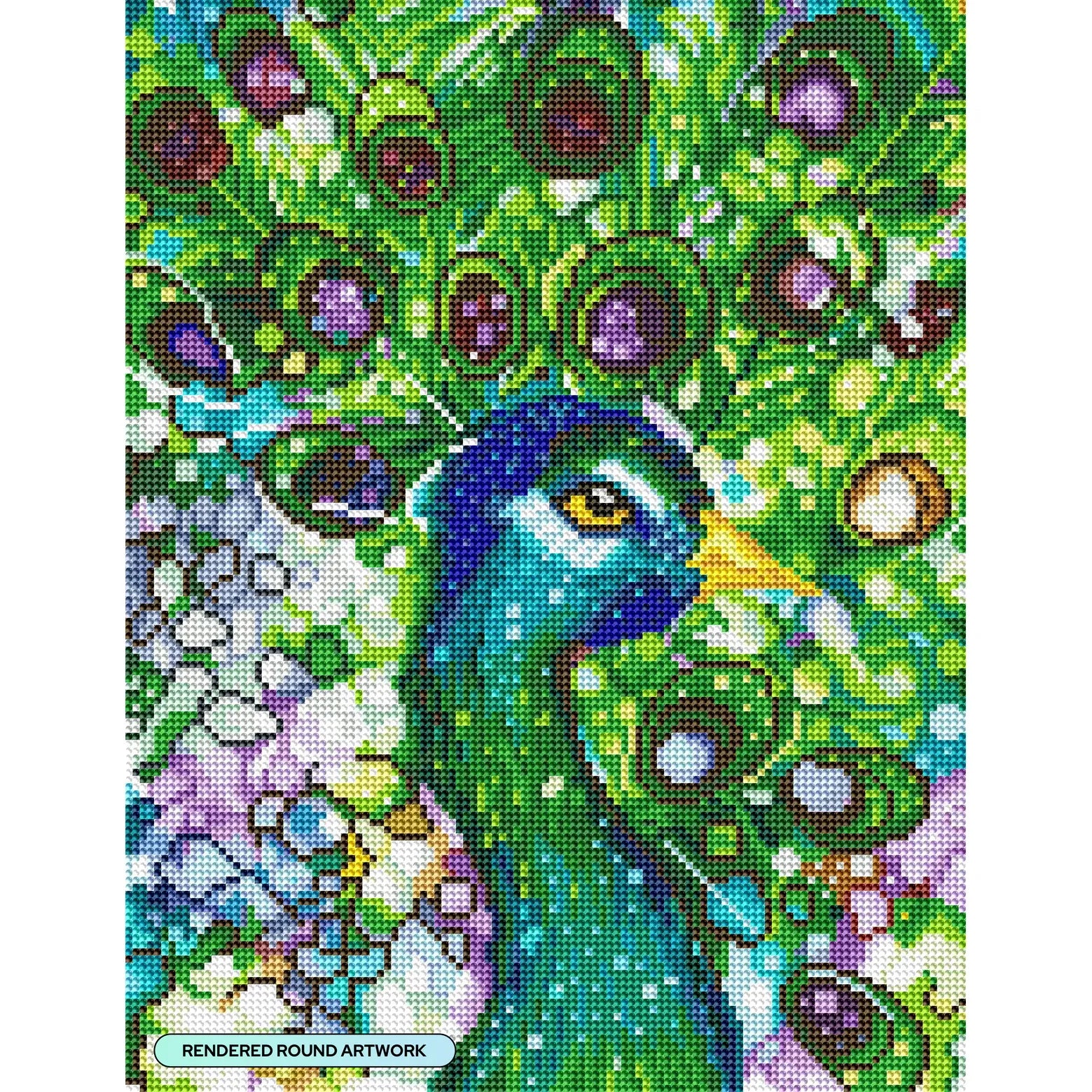 Diamond Art Club Mr. Peacock Diamond Painting Kit