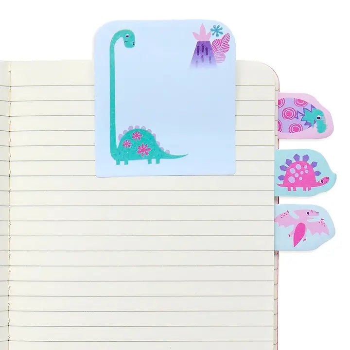 Ooly Note Pals Sticky Tabs - Cute Dinos - Owl & Goose Gifts