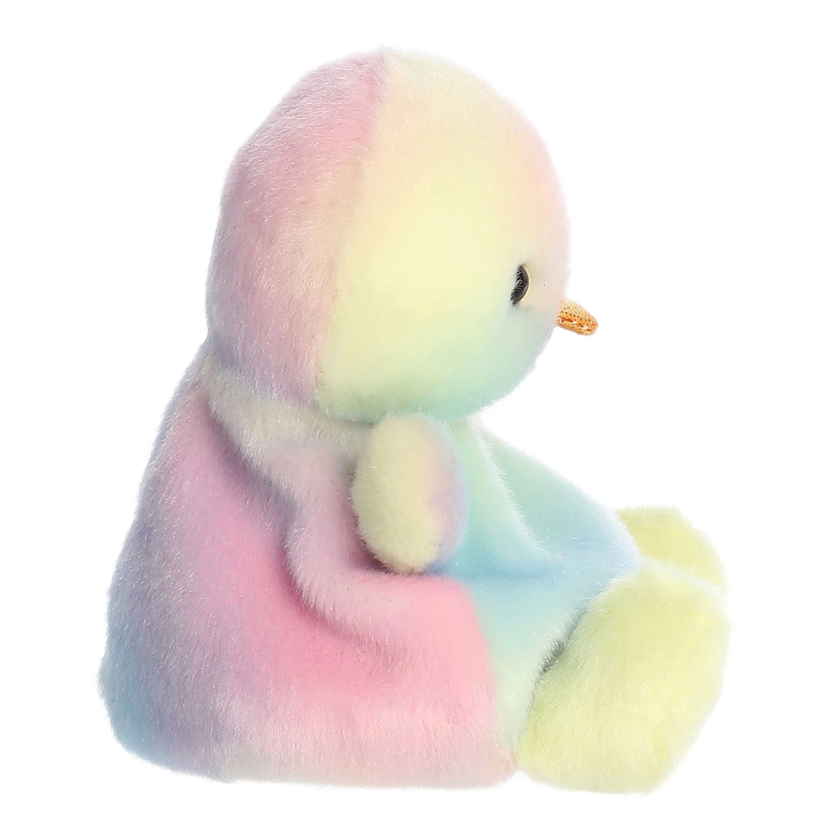 Palm Pals 5 Inch Aura the Rainbow Chick Easter Plush Toy - Owl & Goose Gifts