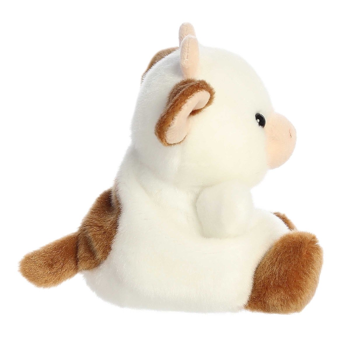 Palm Pals 5 Inch Caroline the Brown Cow Plush Toy - Owl & Goose Gifts