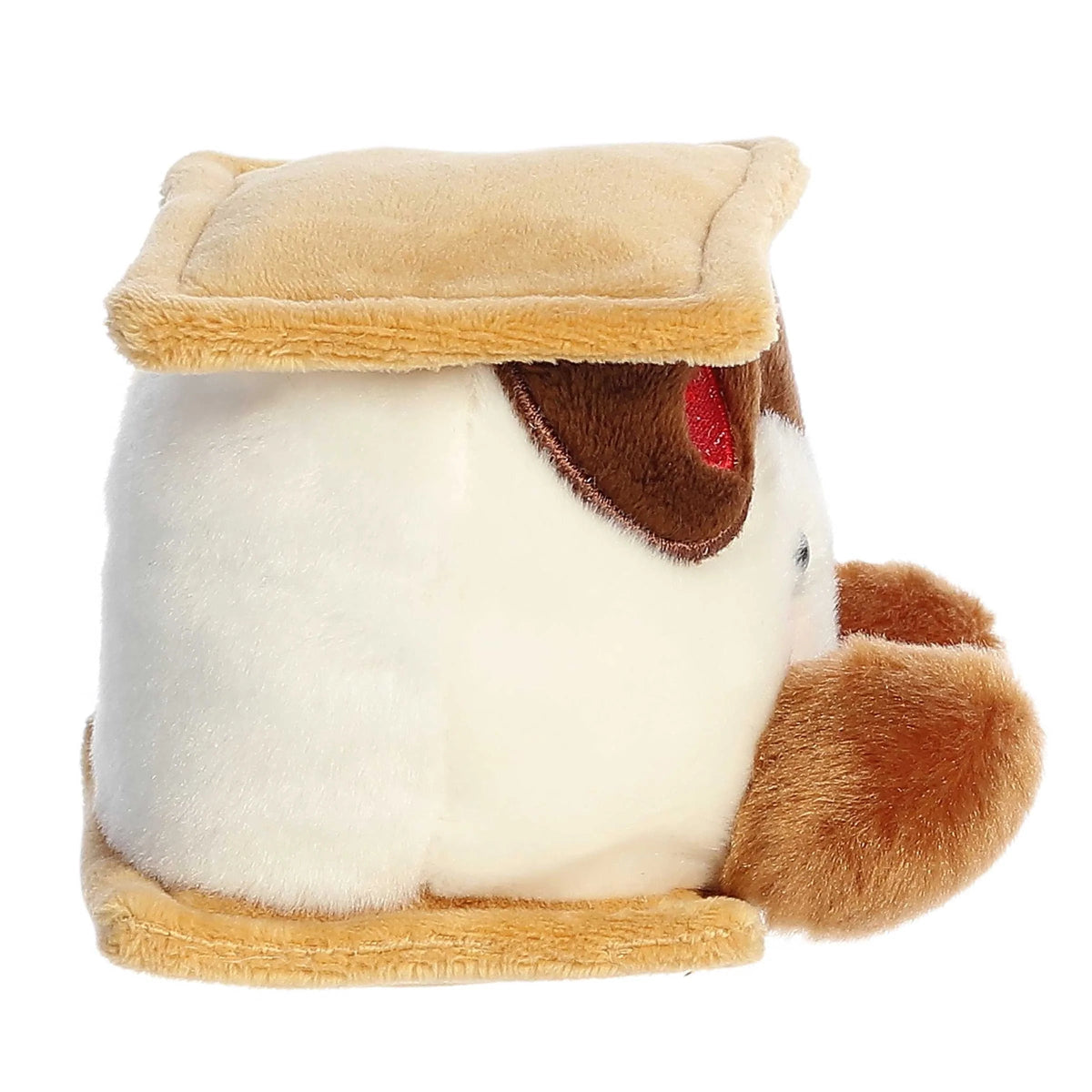 Palm Pals 5 Inch Fudgey the Heart Smore Valentine Plush Toy - Owl & Goose Gifts