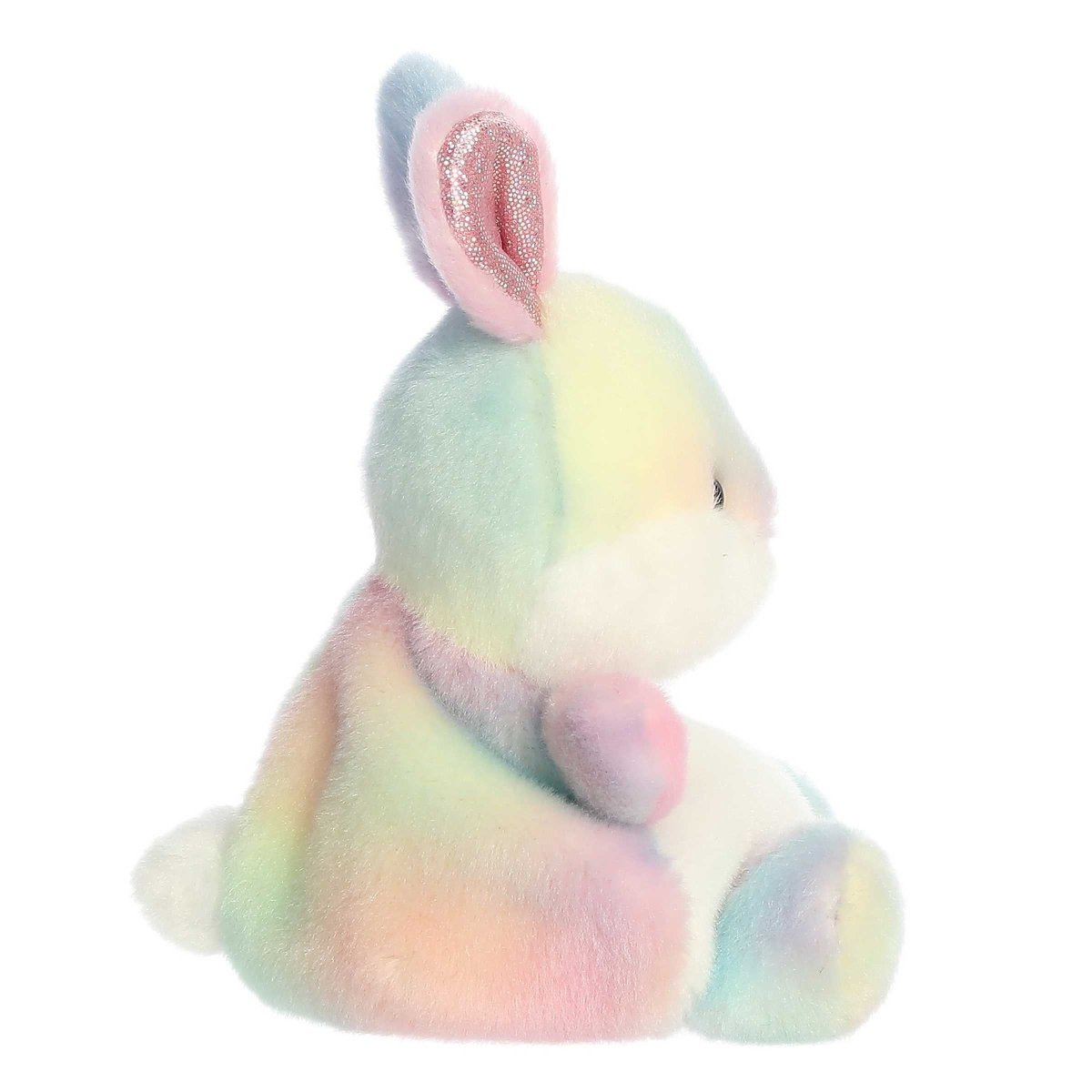 Palm Pals 5 Inch Opal the Rainbow Bunny Easter Plush Toy - Owl & Goose Gifts
