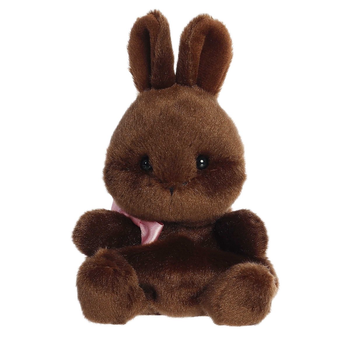 Palm Pals 5 Inch Richie the Chocolate Bunny Easter Plush Toy - Owl & Goose Gifts