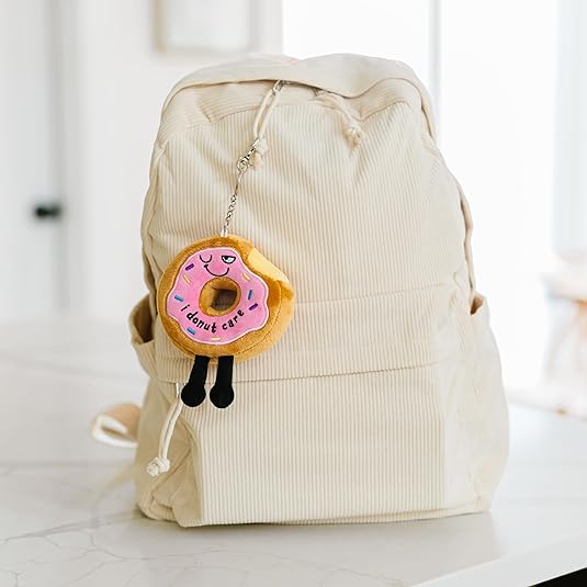 Punchkins Bites - I Donut Care Plush Clip - Owl & Goose Gifts