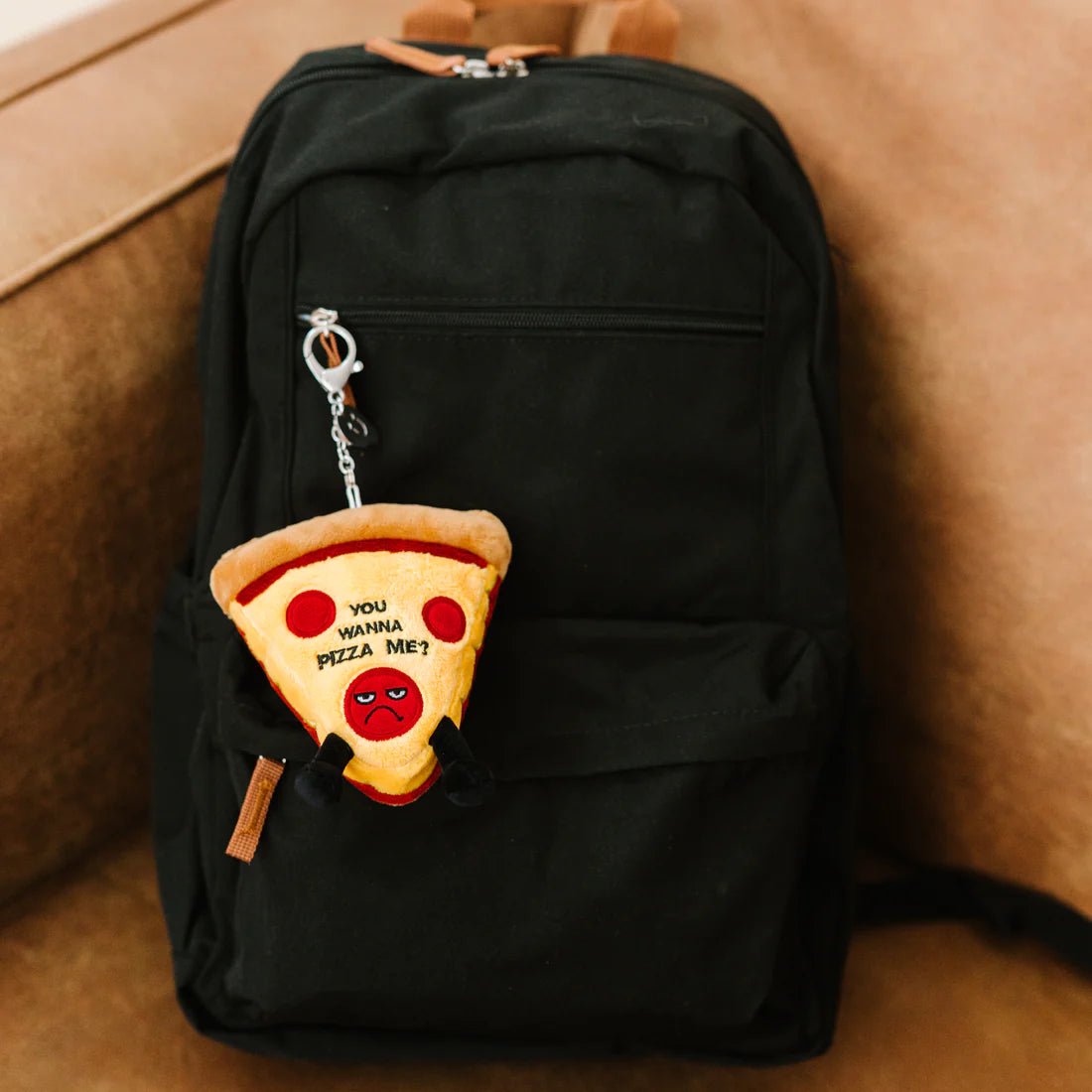 Punchkins Bites - You Wanna Pizza Me Plush Clip - Owl & Goose Gifts
