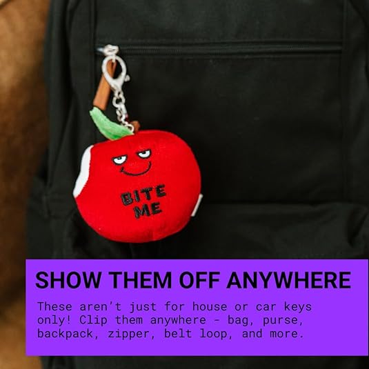 Punchkins Bites - Less Haters, More Taters Potato Plush Clip - Owl & Goose Gifts