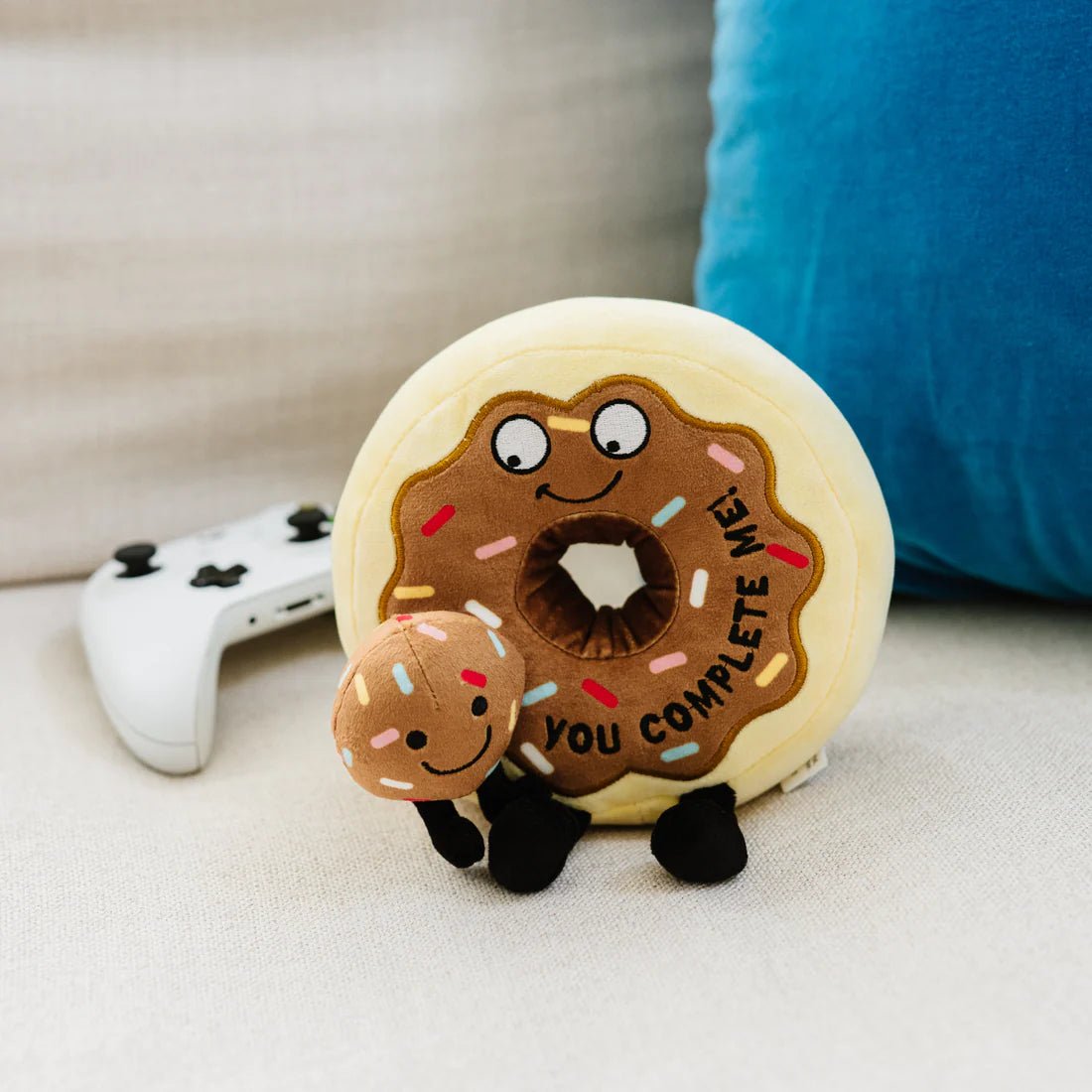 Punchkins - You Complete Me Donut Plush Toy - Owl & Goose Gifts