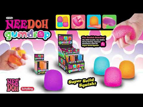 Nee Doh GumDrop 2.5 Inch Squish Ball Fidget Toy