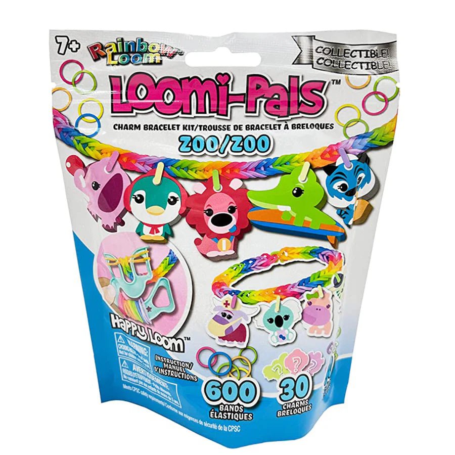 Rainbow Loom Loomi - Pals® Charm Bracelet Kit - Zoo - Owl & Goose Gifts