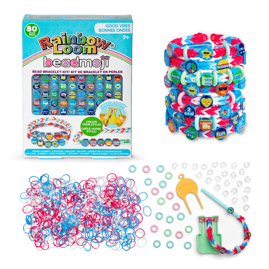 Rainbow Loom Beadmoji™ Bracelet Kit - GOOD VIBES - Owl & Goose Gifts