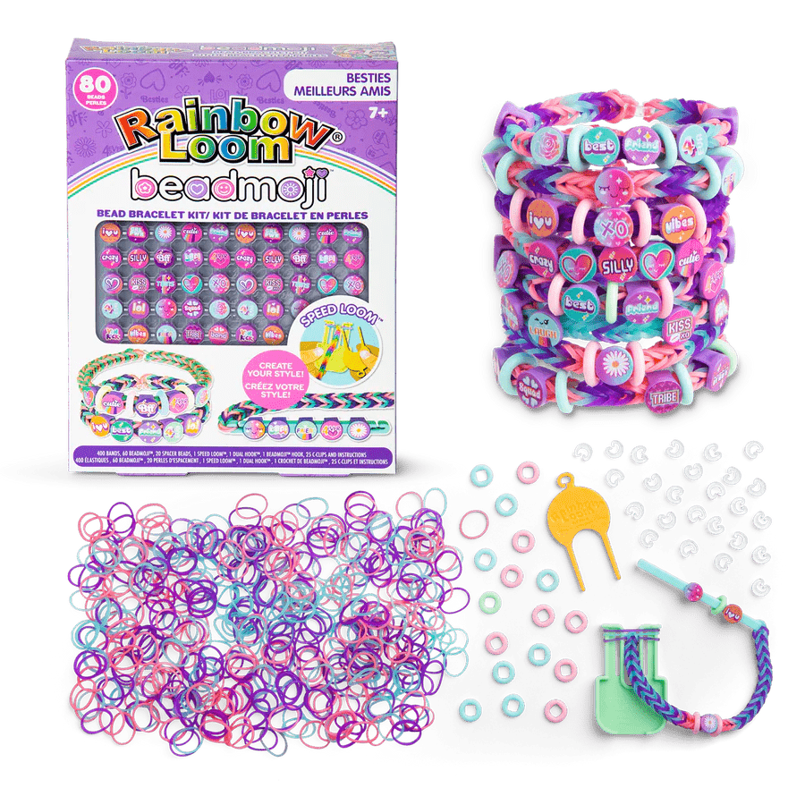 Rainbow Loom Beadmoji™ Bracelet Kit - BESTIES - Owl & Goose Gifts