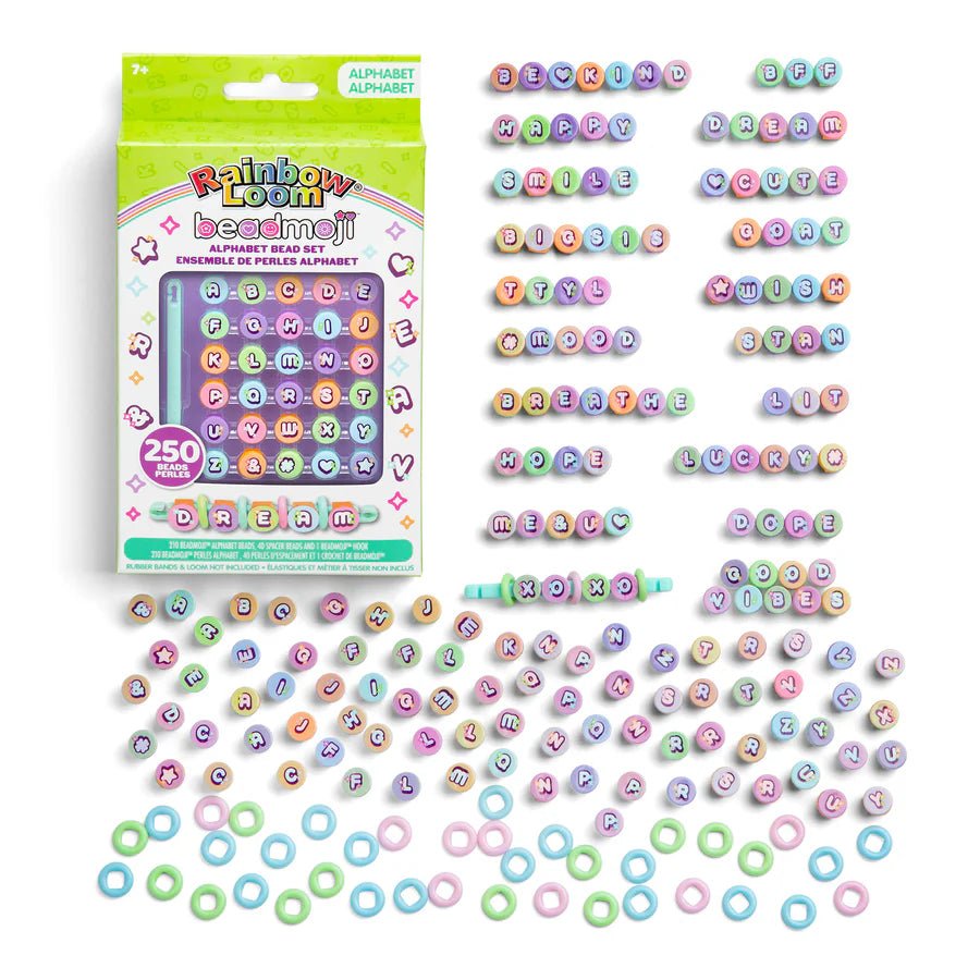 Rainbow Loom Alpha Beadmoji™ Beads Kit - Owl & Goose Gifts