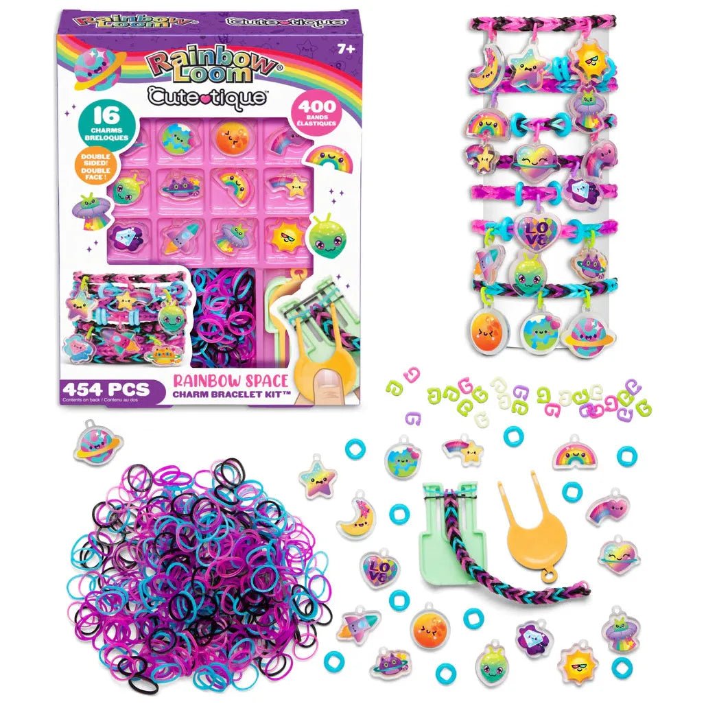 Rainbow Loom Rainbow Space Cutetique Bracelet Kit - Owl & Goose Gifts