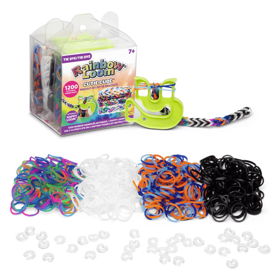 Rainbow Loom Tie Dye Cutie Cube Bracelet Kit - Owl & Goose Gifts