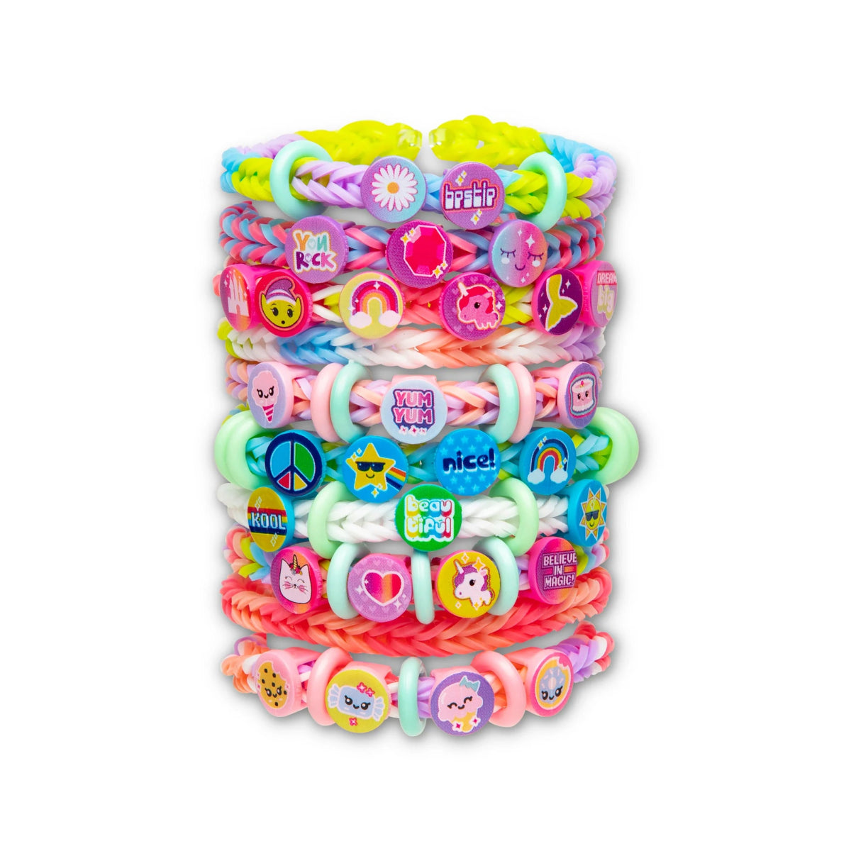 Rainbow Loom Beadmoji™ Mini Combo Bracelet Kit - Owl & Goose Gifts