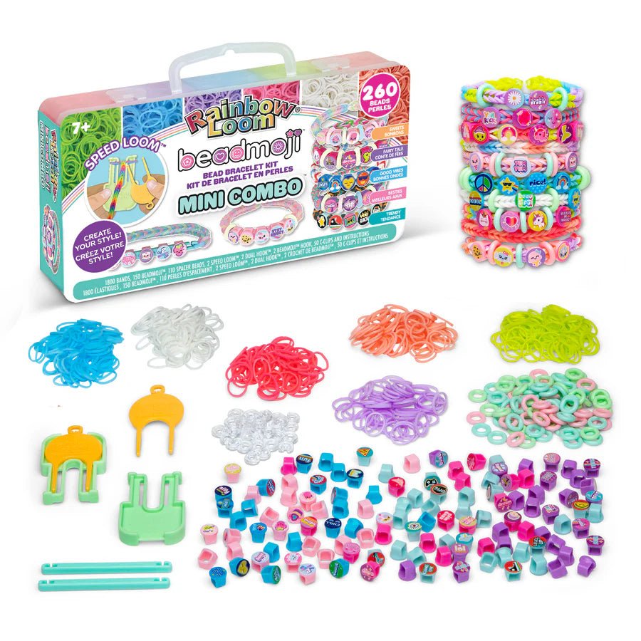 Rainbow Loom Beadmoji™ Mini Combo Bracelet Kit - Owl & Goose Gifts