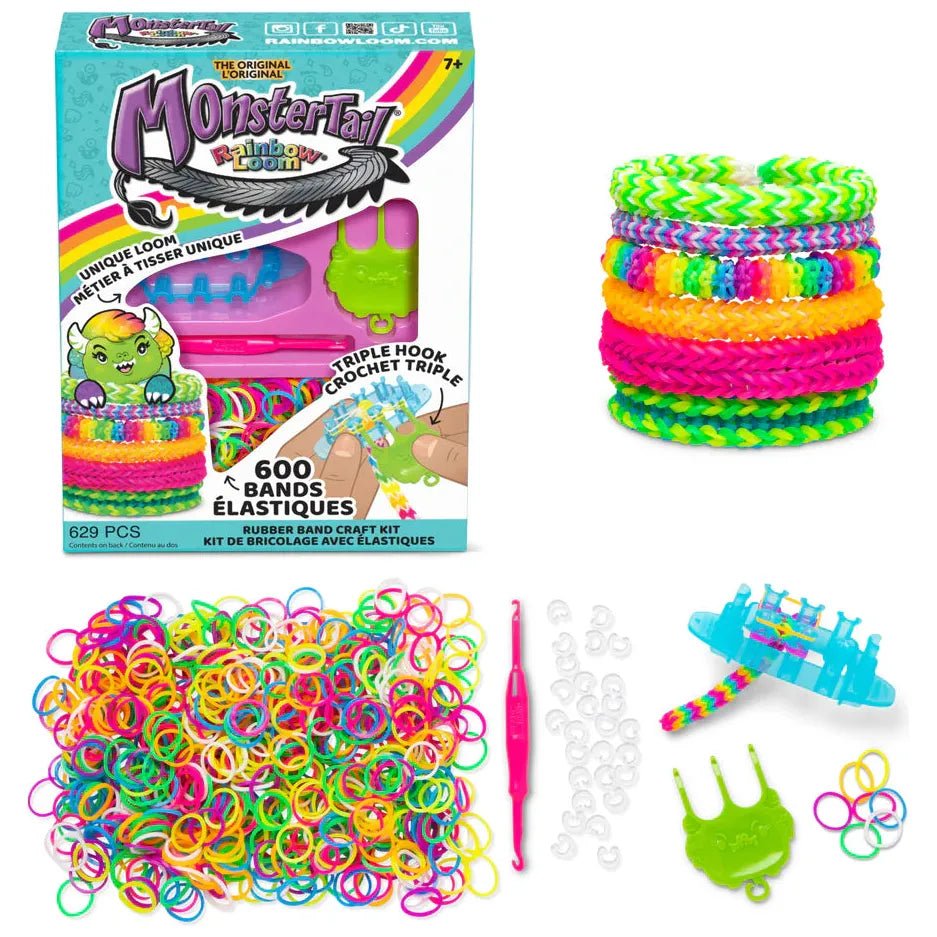 Rainbow Loom Monster Tail Bracelet Kit - Owl & Goose Gifts