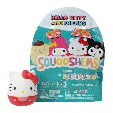 Squishmallow Squooshems Hello Kitty - One Mystery Bag - Owl & Goose Gifts