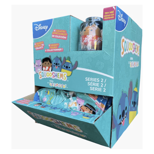 Squishmallow Squooshems Disney Stitch - One Mystery Bag - Owl & Goose Gifts