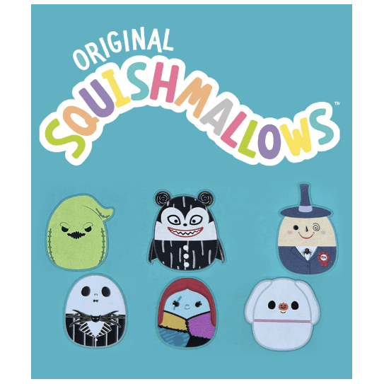 Squishmallow Squooshems Nightmare Before Christmas - One Mystery Bag - Owl & Goose Gifts