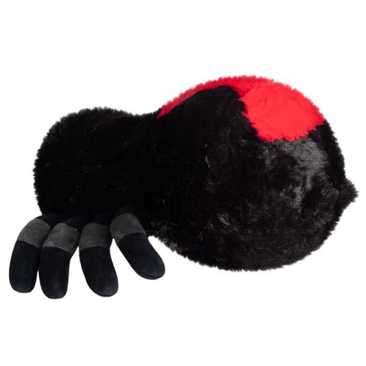 Squishable 11 Inch Mini Black Widow Spider Plush Toy - Owl & Goose Gifts
