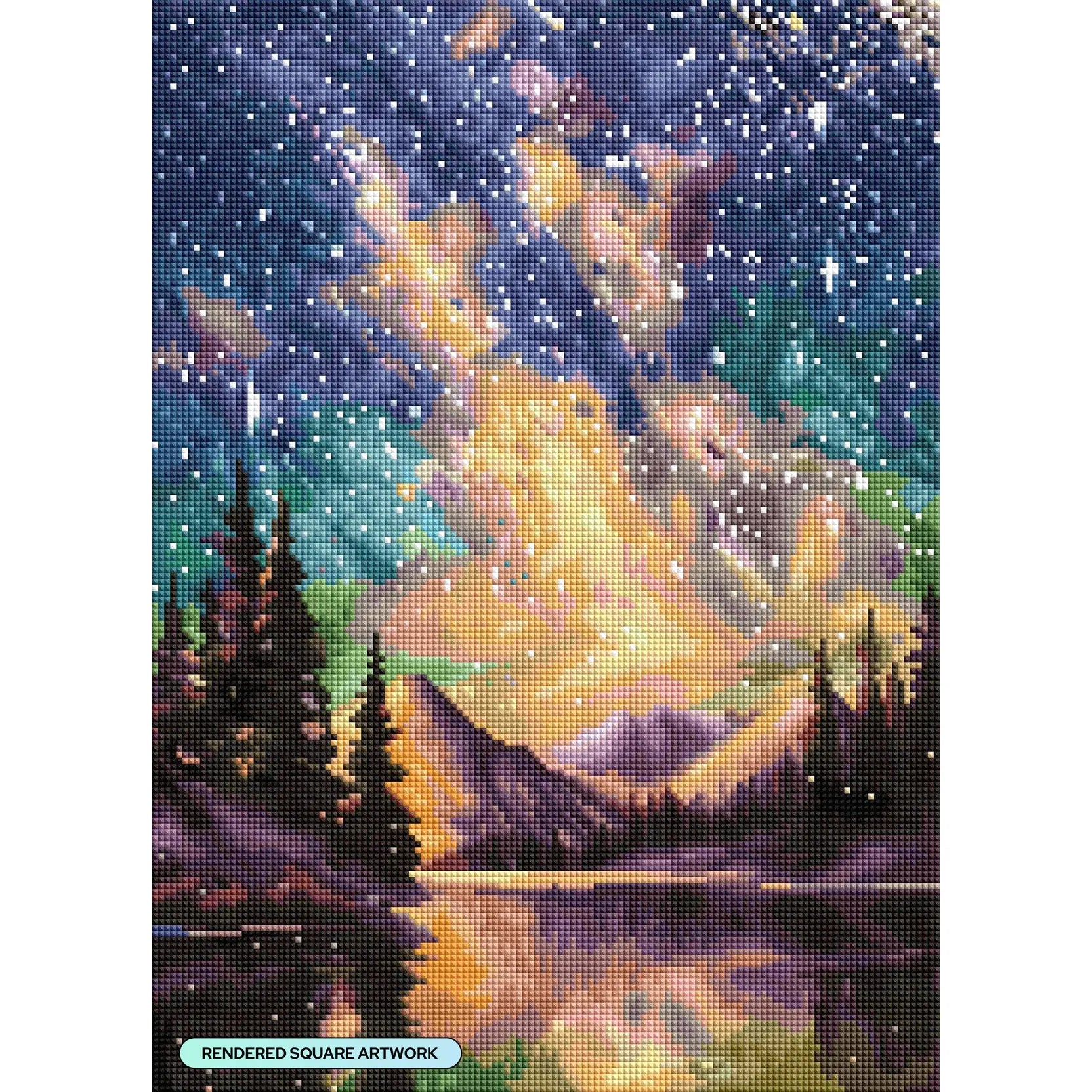 Diamond Art Club Starry Night - Night Music Diamond Painting Kit