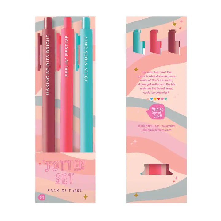 Making Spirits Bright Holiday Jotter Set by Talking Out of Turn - Owl & Goose Gifts