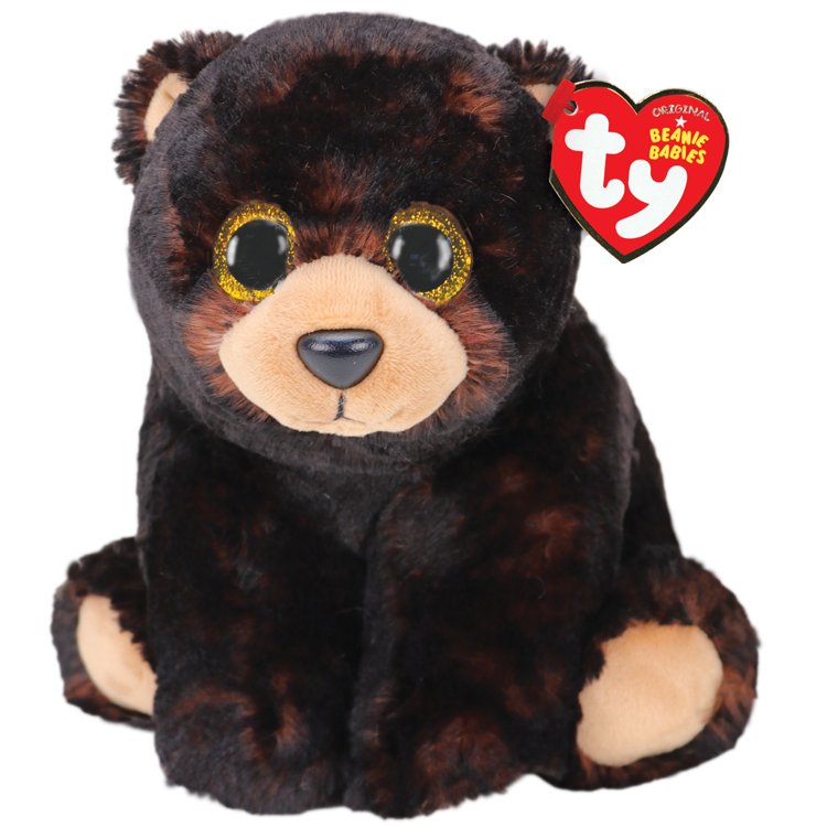 Ty Beanie Boos 6 Inch Kodi the Black Bear Plush Toy - Owl & Goose Gifts