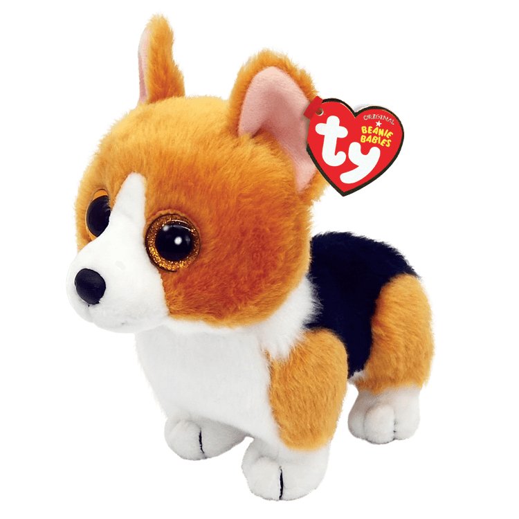 Ty Beanie Boos 6 Inch Colin the Corgi Plush Toy - Owl & Goose Gifts