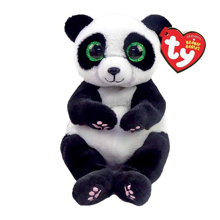 Ty Beanie Bellies 8 Inch Ying the Panda Plush Toy - Owl & Goose Gifts