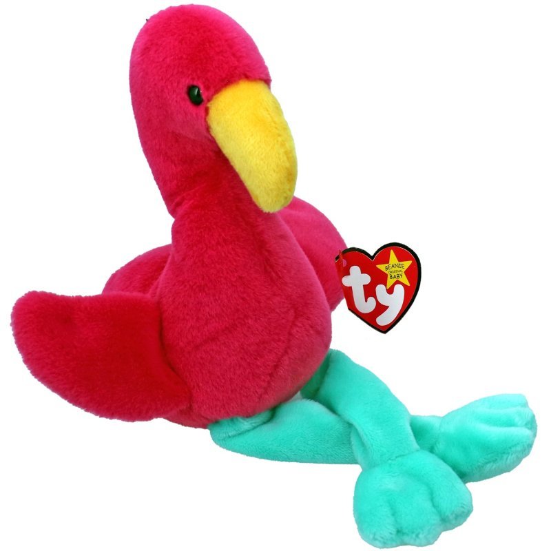 Ty Beanie Babies Fraya the Flamingo 30th Anniversary Plush Toy - Owl & Goose Gifts