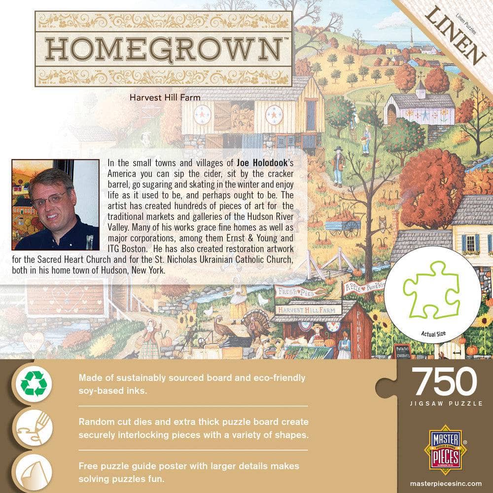 MasterPieces Homegrown Harvest Hill Farm - 750 Piece Jigsaw Puzzle