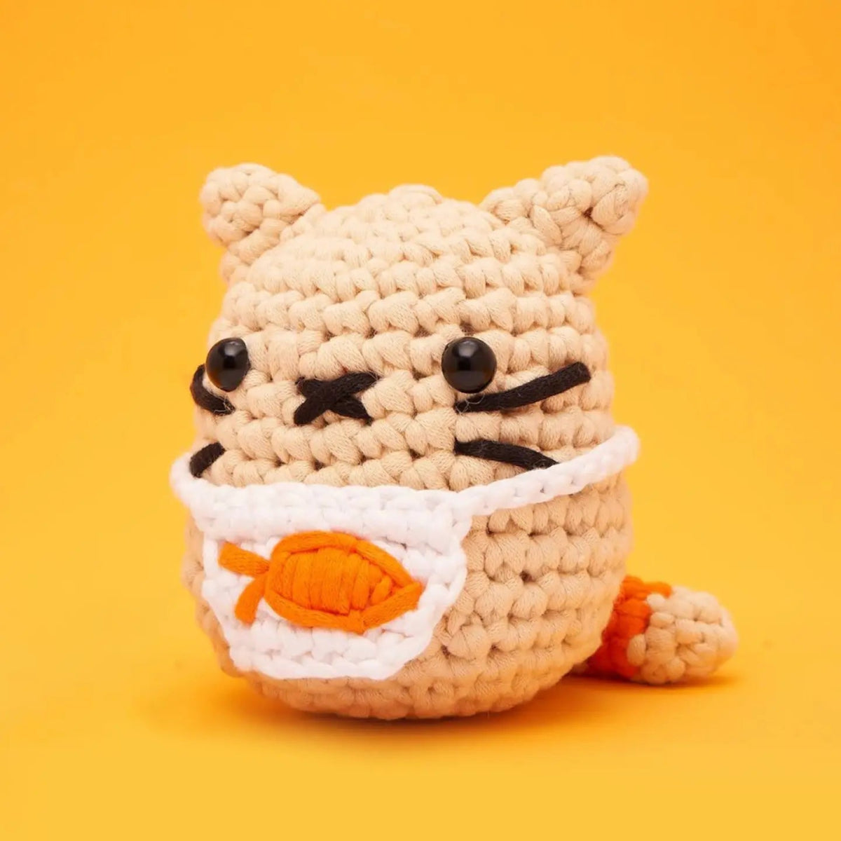 The Woobles Nico the Cat Beginner Crochet Kit - Owl & Goose Gifts