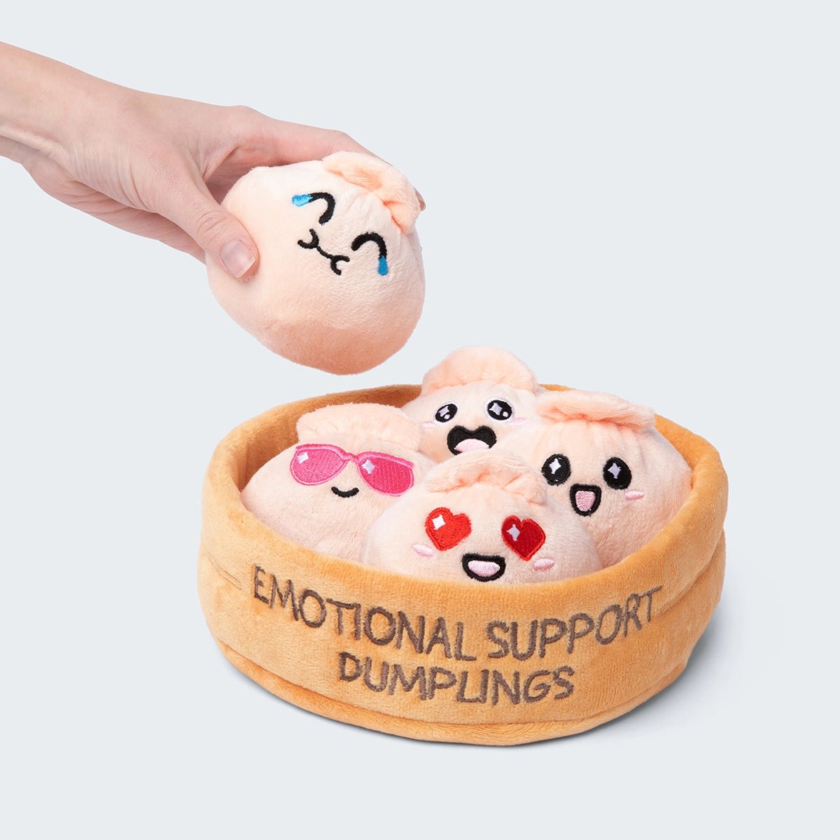 Emotional Support Dumplings Set of 5 Plush Toys by What Do You Meme - Owl & Goose Gifts