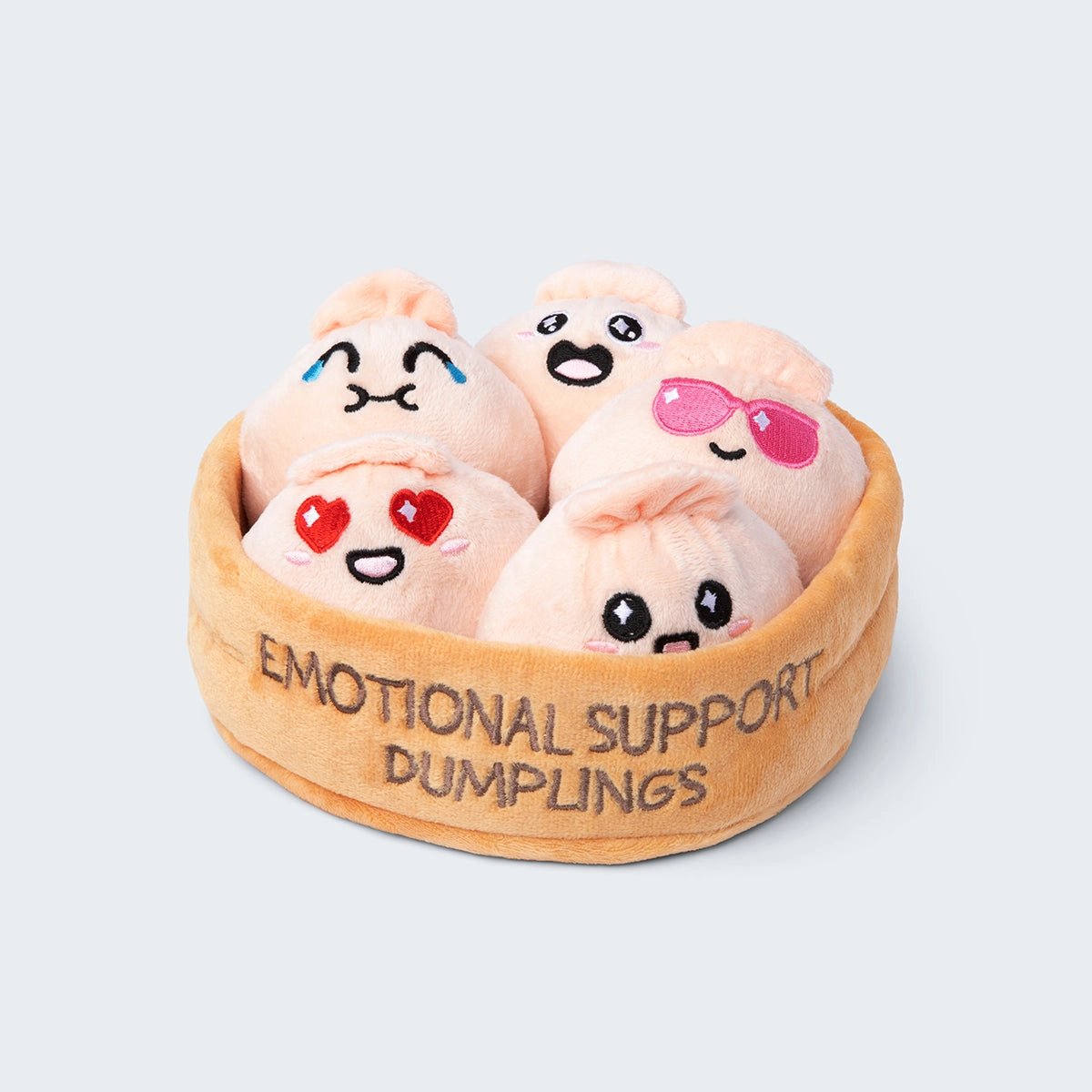 Emotional Support Dumplings Set of 5 Plush Toys by What Do You Meme - Owl & Goose Gifts