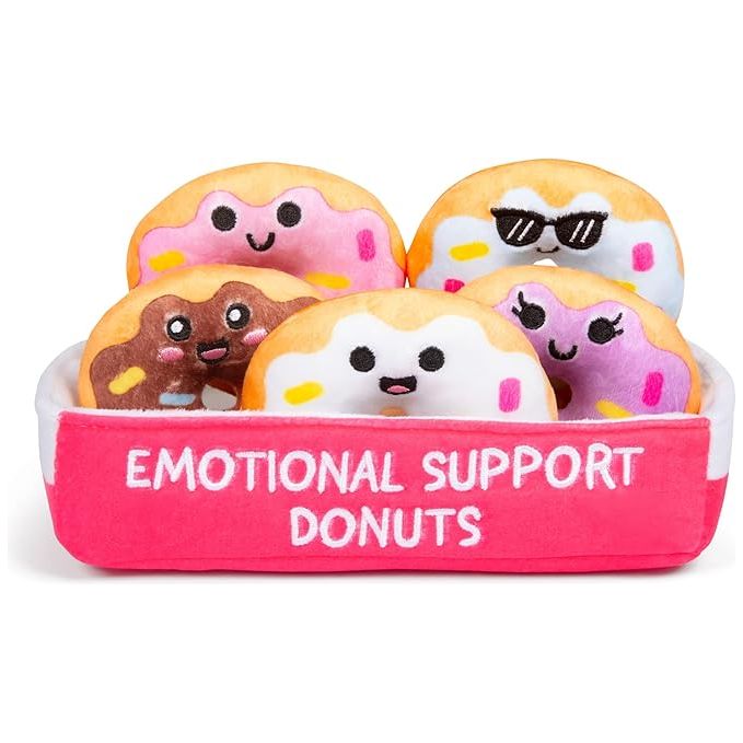 Emotional Support Donuts Set of 5 Plush Toys by What Do You Meme - Owl & Goose Gifts