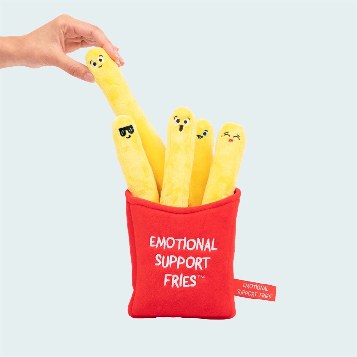 Emotional Support Fries Set of 5 Plush Toys by What Do You Meme - Owl & Goose Gifts