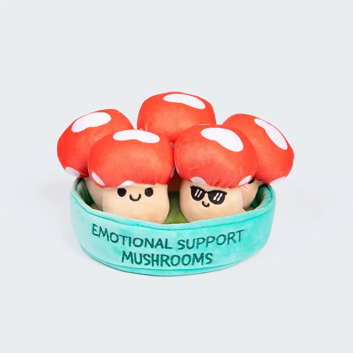 Emotional Support Mushrooms Set of 5 Plush Toys by What Do You Meme - Owl & Goose Gifts