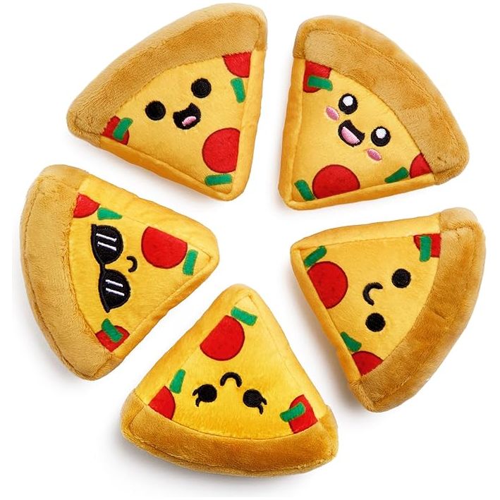 Emotional Support Pizza Set of 5 Plush Toys by What Do You Meme - Owl & Goose Gifts