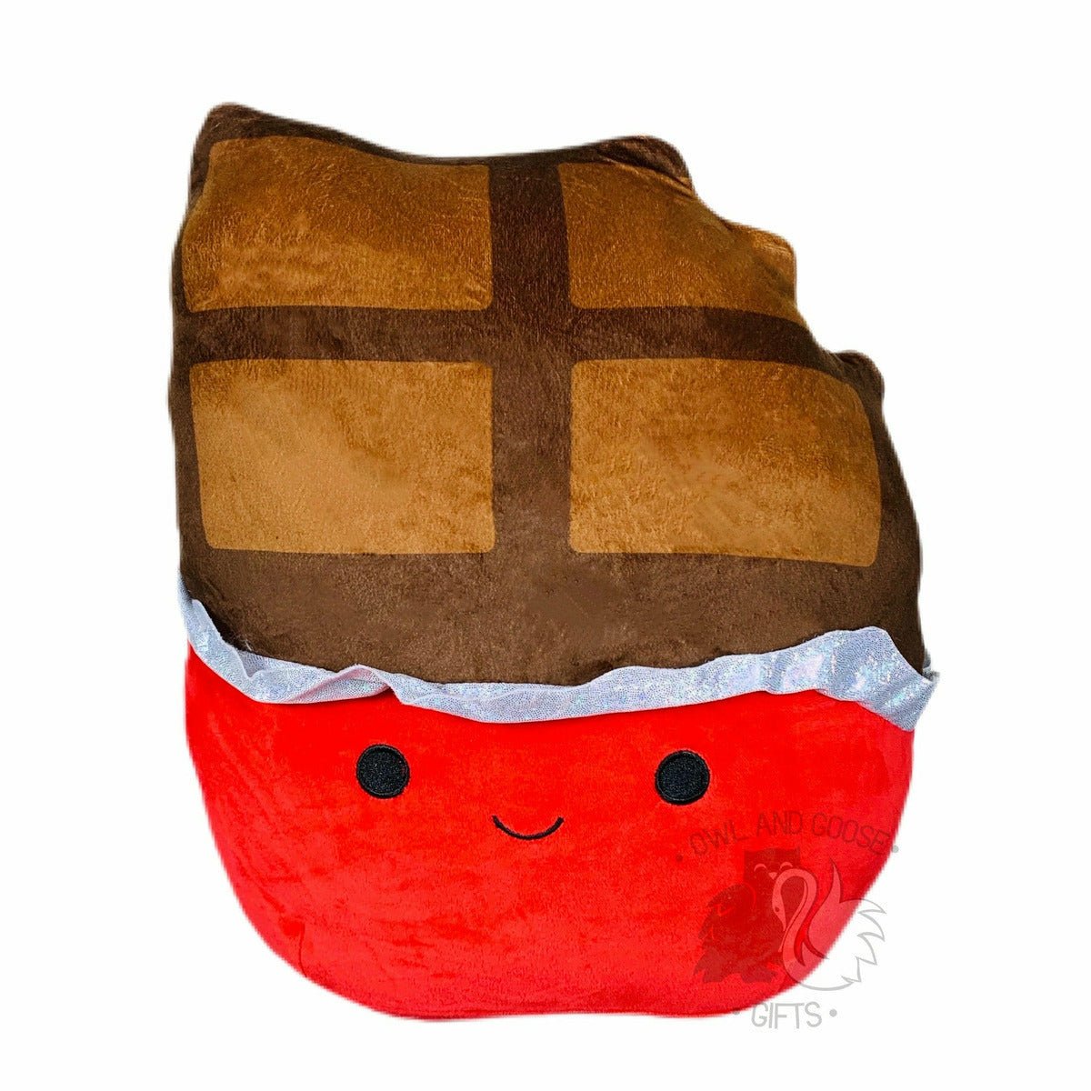 Squishmallow 12 Inch Paulton the Chocolate Bar Plush Toy - Owl & Goose Gifts