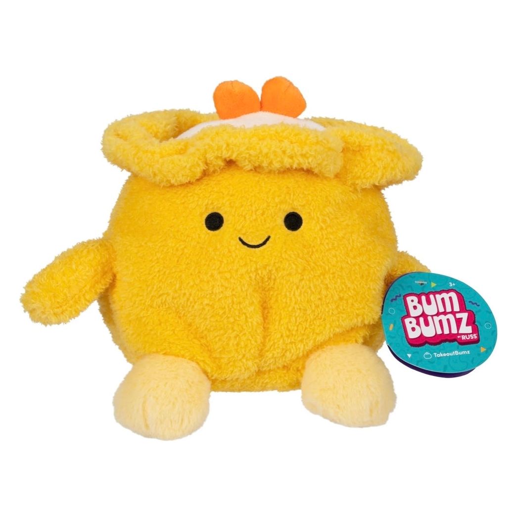 Bum Bumz 7.5 Inch Dylan the Dim Sum Takeout Bumz Plush Toy - Owl & Goose Gifts