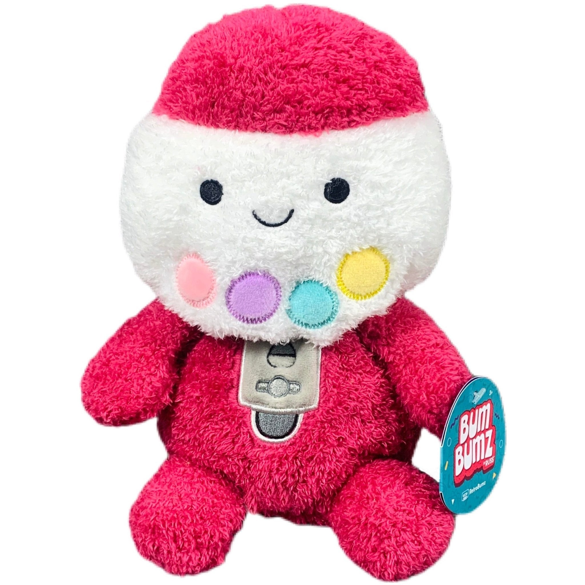 Bumbumz 7.5 Inch Zack the Gumball Machine Plush Toy - Owl & Goose Gifts